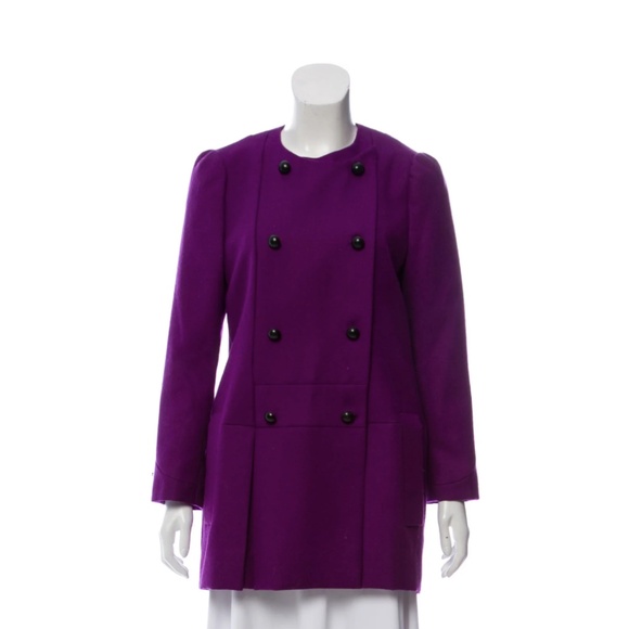 Yves Saint Laurent Wool Coat - Picture 1 of 3